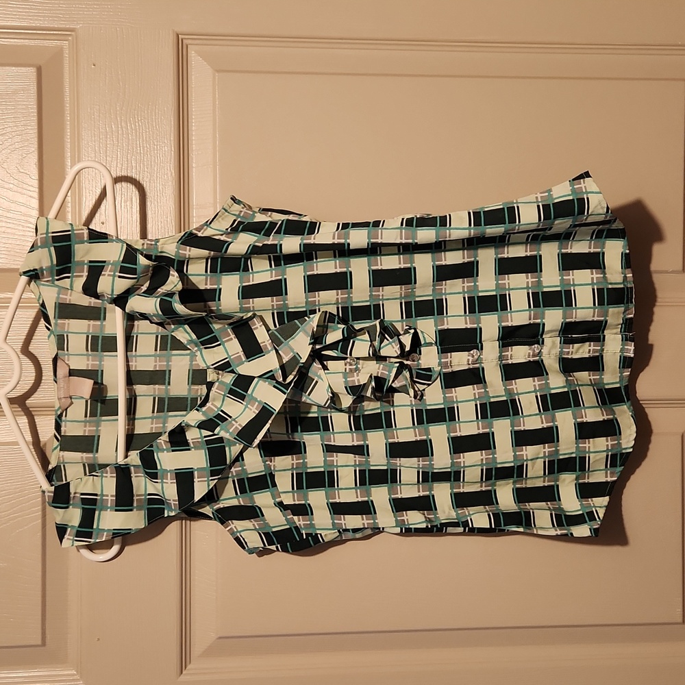 Women's green blouse